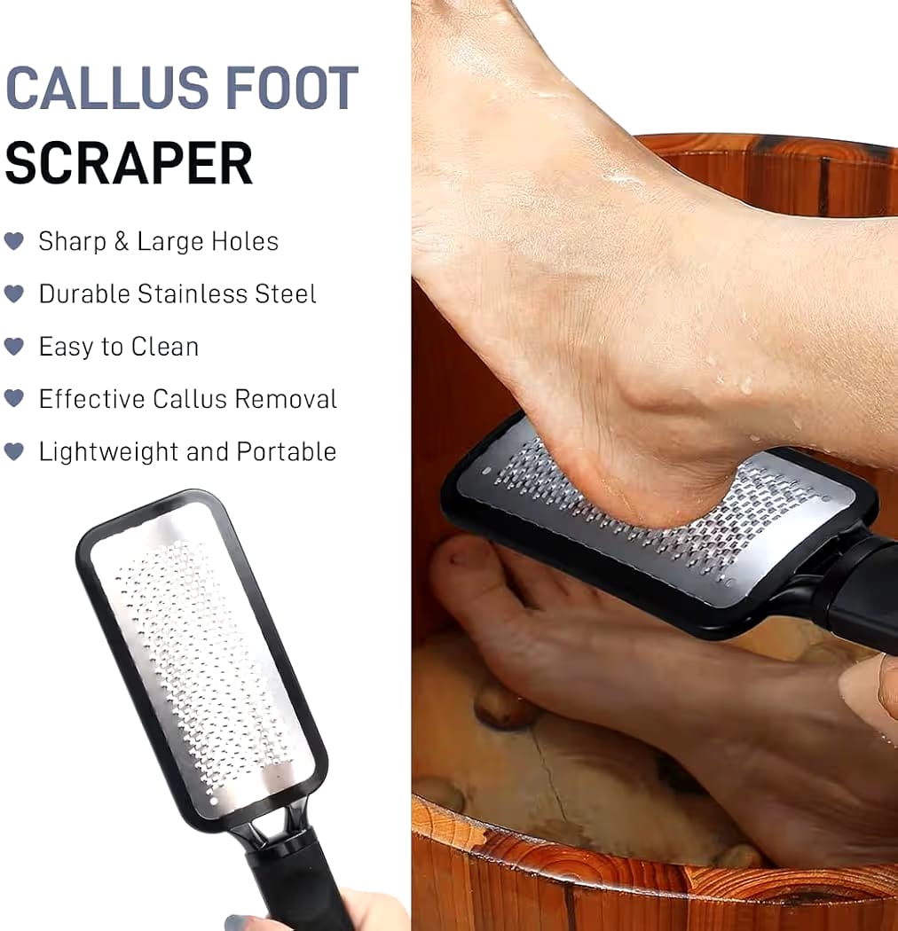 Foot File Callus Remover Pedicure Scrubber Tool for Feet Care