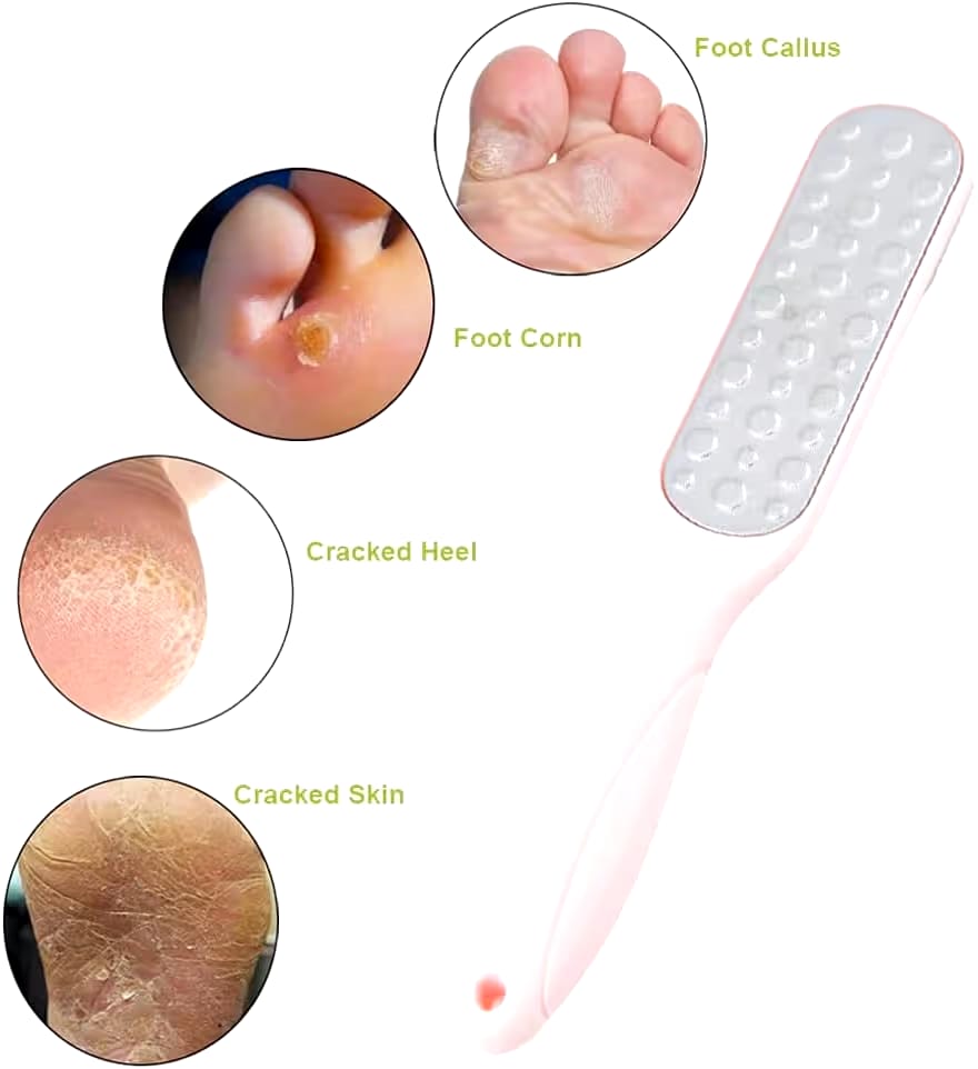 Double-Sided Foot File – Exfoliating Callus Remover Rasp for Smooth, Soft Feet