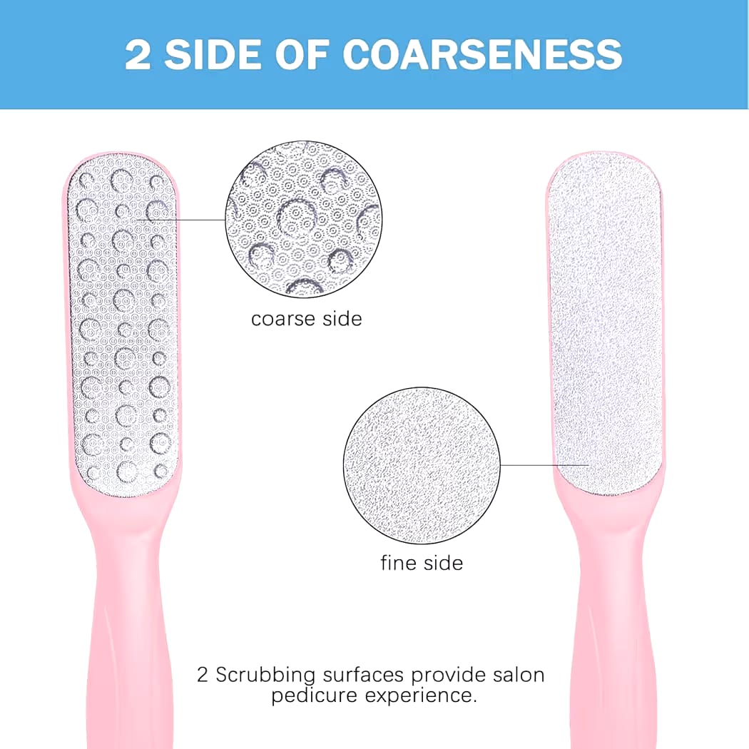 Double-Sided Foot File – Exfoliating Callus Remover Rasp for Smooth, Soft Feet