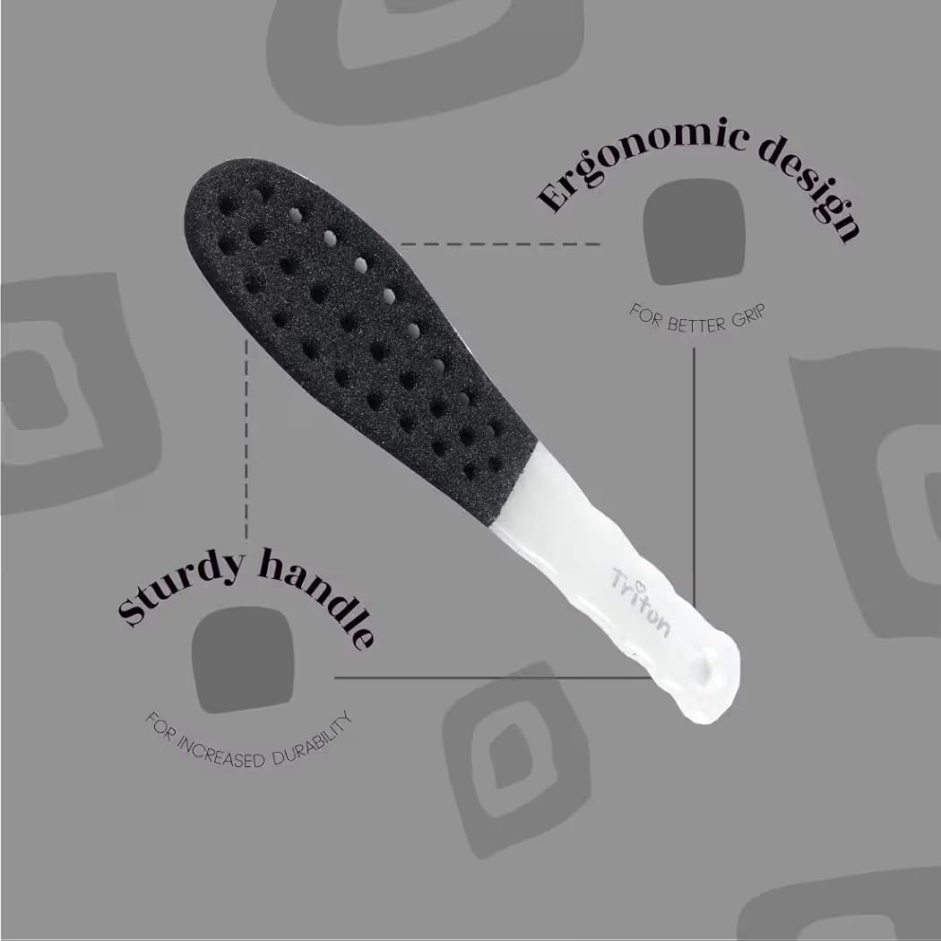 TRITON Emery Doited Dual Sided Foot Scraper