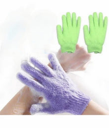 Bath Gloves  1 Spa  Double Sided Scrubber Bath Gloves Polyester Shower