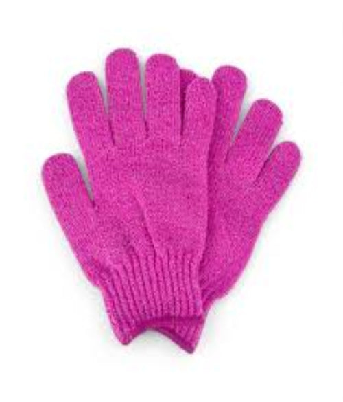 Bath Gloves  1 Spa  Double Sided Scrubber Bath Gloves Polyester Shower