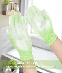Bath Gloves  1 Spa  Double Sided Scrubber Bath Gloves Polyester Shower
