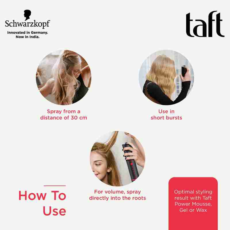 Schwarzkopf Taft Power 5 Hair Spray – 72H Power Hold 250ml