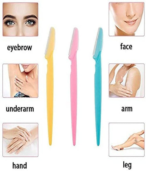First Beauty Eyebrow & Facial Hair Remover Razor – 6-Pack