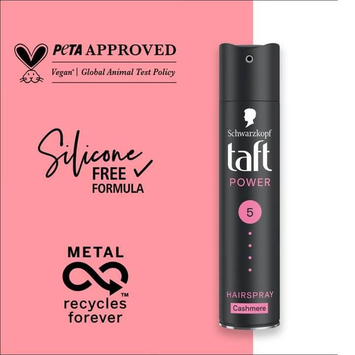 Schwarzkopf Taft Power 5 Hair Spray – 72H Power Hold 250ml