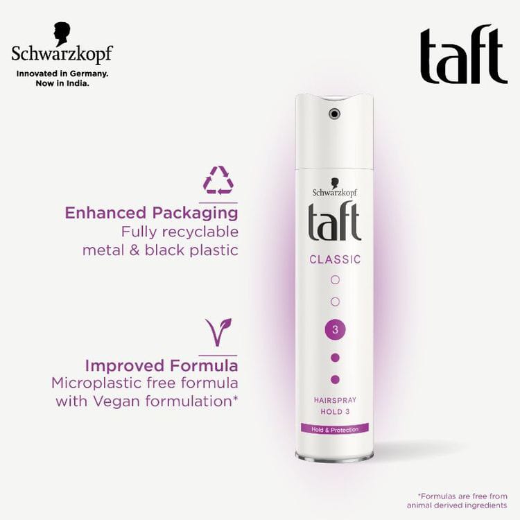 Schwarzkopf Taft Power 5 Hair Spray – 72H Power Hold 250ml