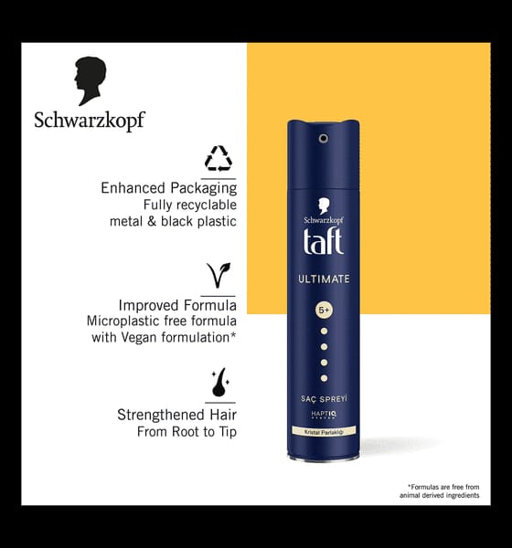 Schwarzkopf Taft Power 5 Hair Spray – 72H Power Hold 250ml