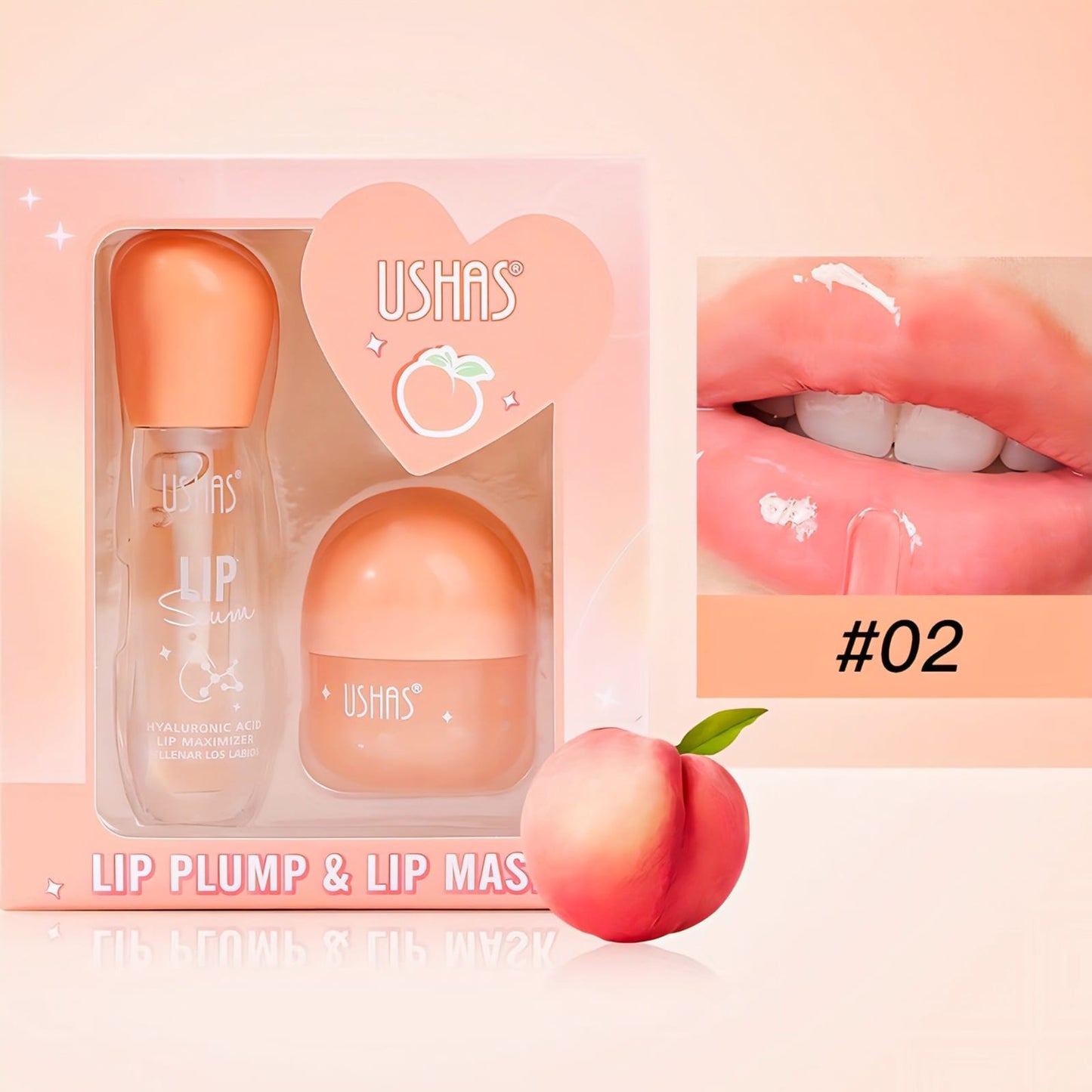 USHAS LIP PLUMP & LIP MASK