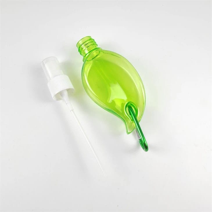 LEAF SHAPE TRAVEL BOTTLE KEYCHAIN FINE MIST 50ml