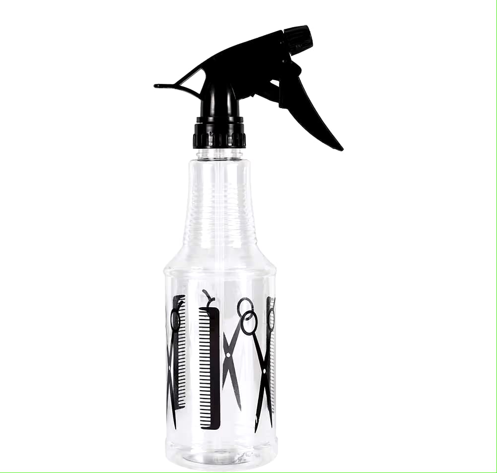 Scissor printed  Hair Spray Water Bottle