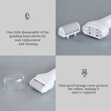 Portable Electric Foot File – Rechargeable Callus Remover &amp; Pedicure Tool