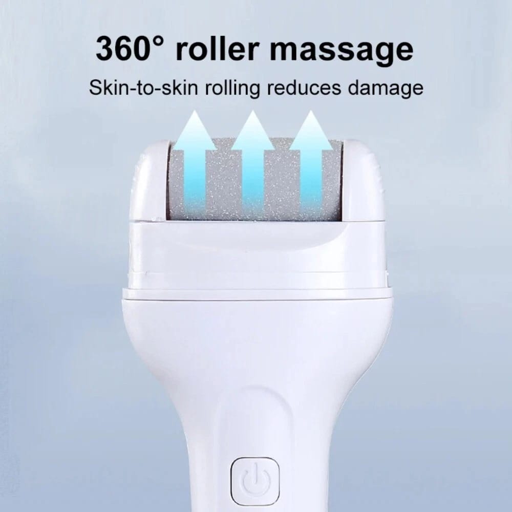 Portable Electric Foot File – Rechargeable Callus Remover &amp; Pedicure Tool