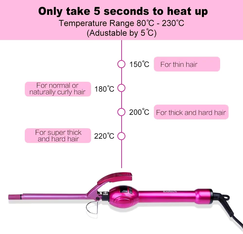 Kemei KM-1023 Electric LED Ceramic Curling Hair Roller