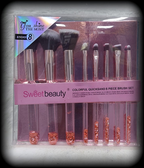 Makeup brushes from Sweet Beauty PACK OF 8 PCS