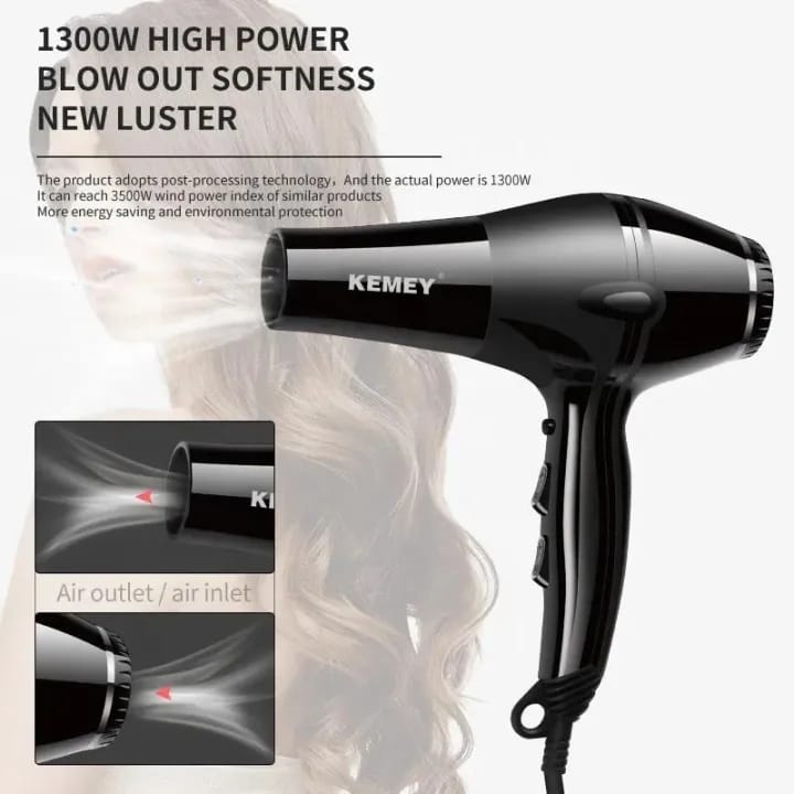Kemey KM-9835 Hair Dryer 3500W