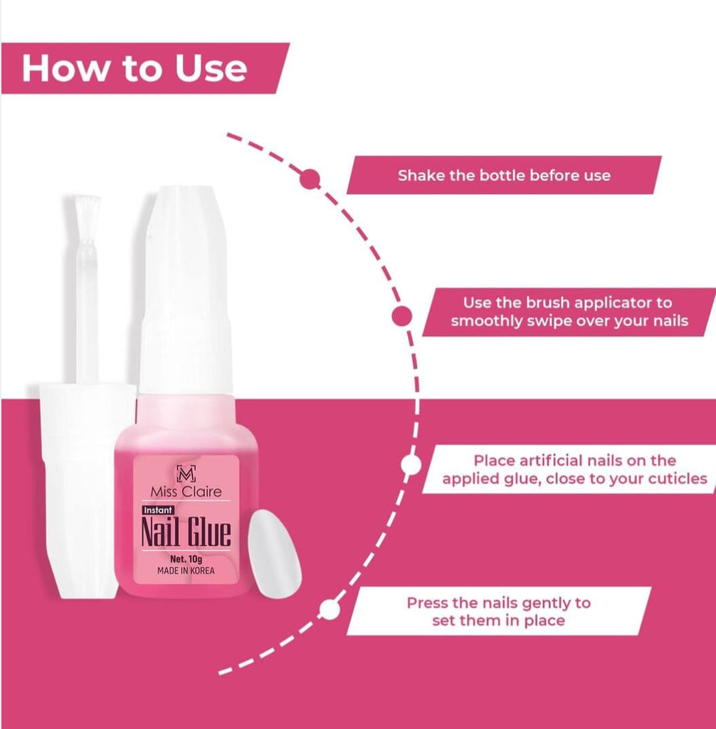 MISS CLAIRE INSTANT NAIL GLUE 10G