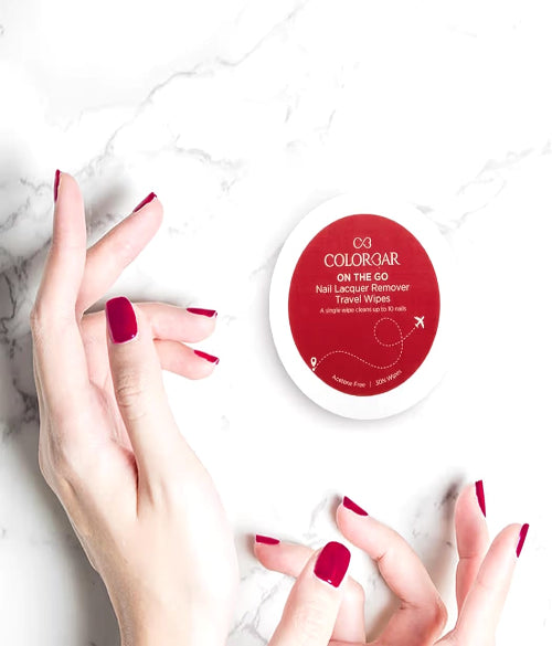 COLORBAR NAIL LACQUER REMOVER TRAVEL WIPES