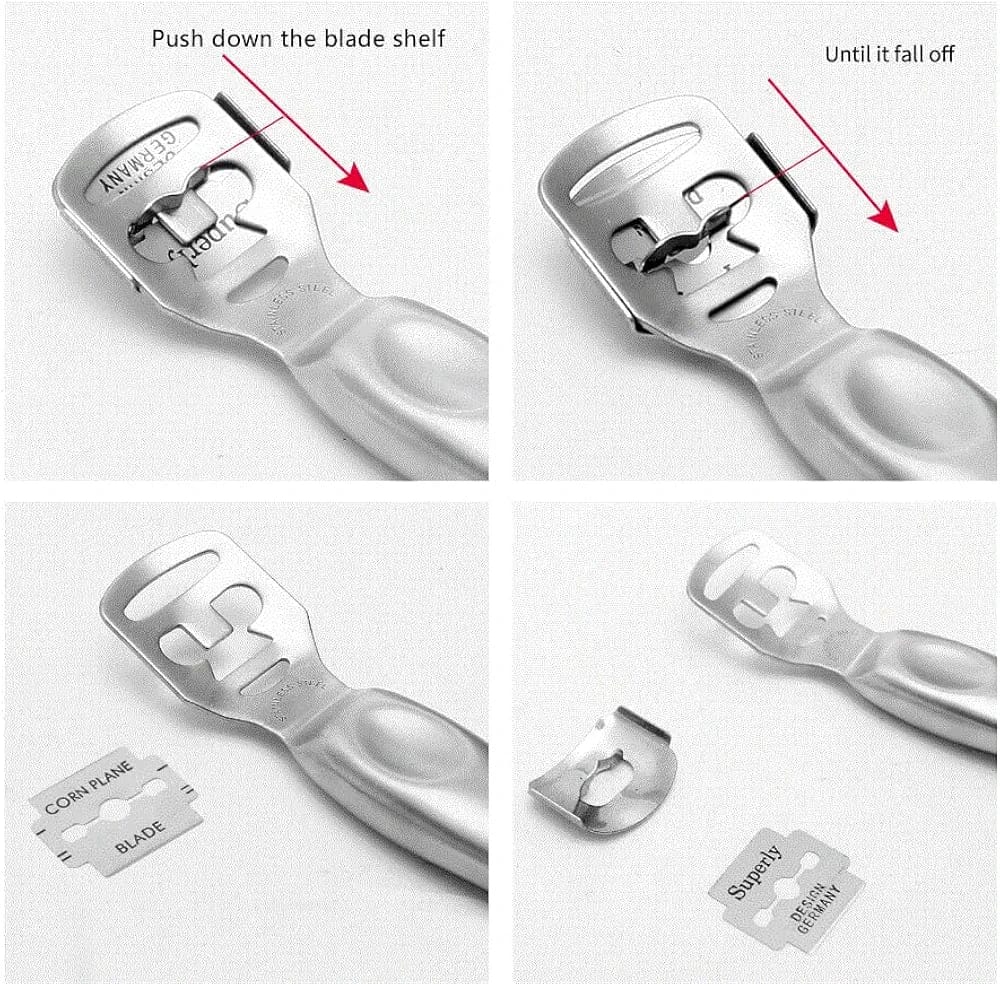 ZINGER Stainless Steel Corn cutter Dead Hard Skin Remover