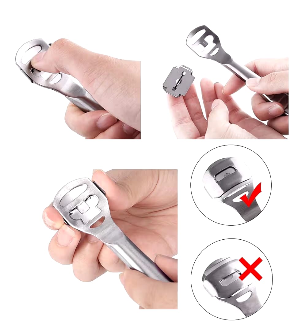 ZINGER Foot Care Pedicure Callous Hard Skin Cutter Cuticle