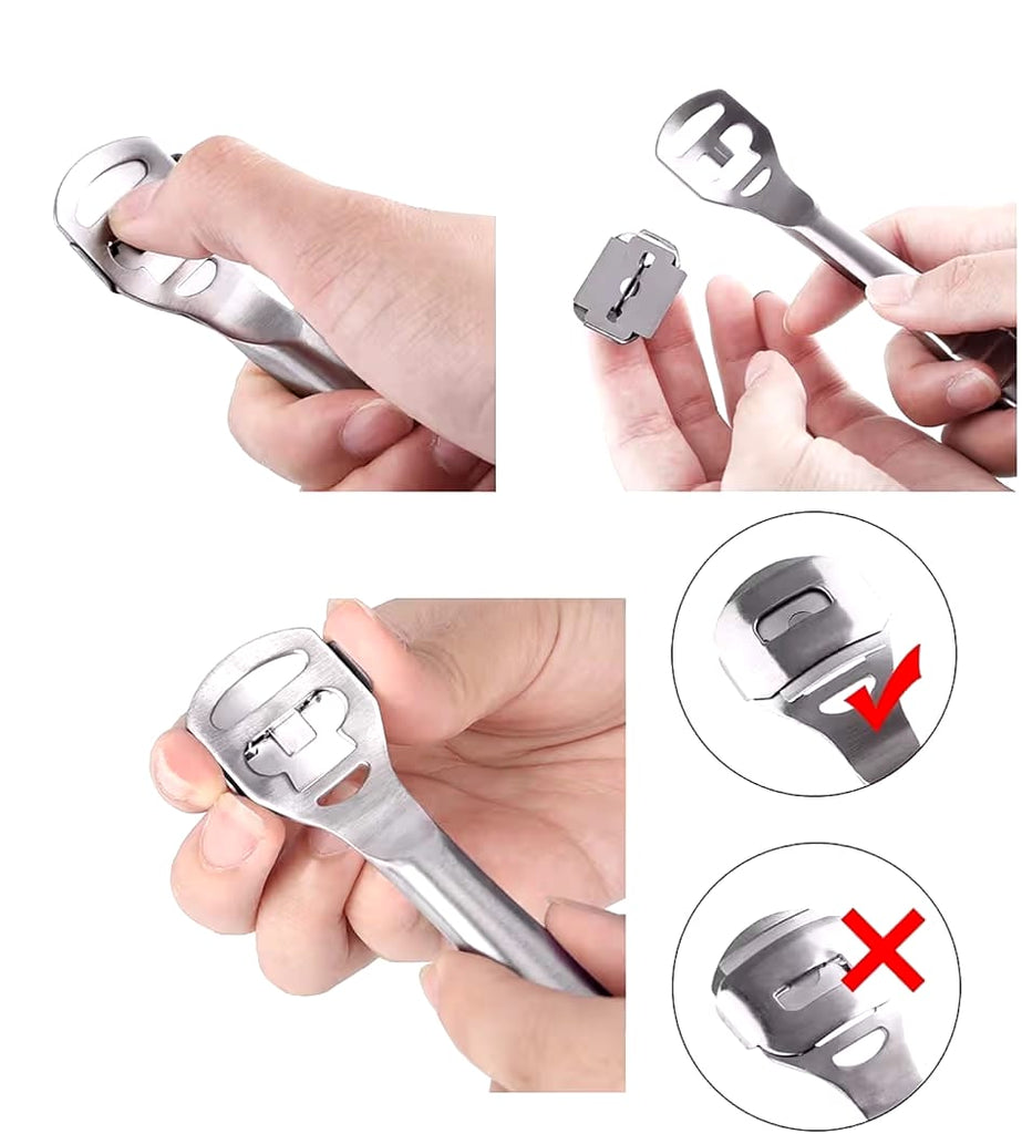 ZINGER Foot Care Pedicure Callous Hard Skin Cutter Cuticle