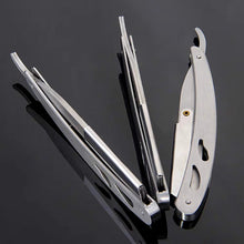 USTRA Stainless Steel Folding Straight Edge Safety Razor