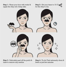 MISS CLAIRE PORE PURIFYING BLACK CHARCOAL NOSE STRIPS