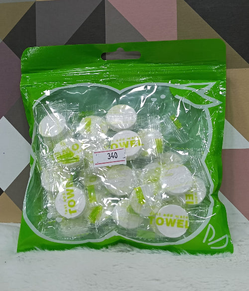 Disposable Cotton Towels – Expandable with Water (Pack of 30 PCS)
