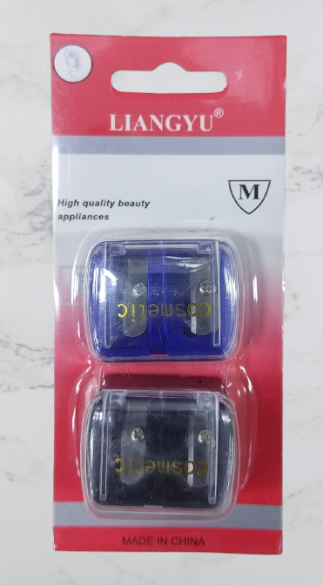 Dual Barrel Makeup Kajal Pencil Sharpener  2-in-1 Beauty Essential