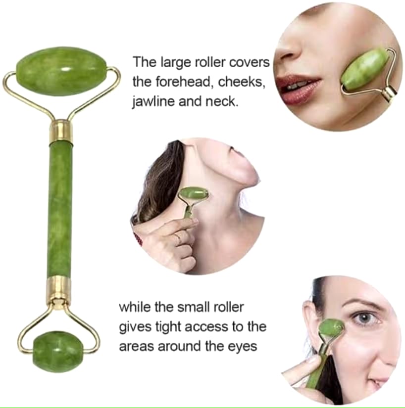 STONE JADE ROLLER MASSAGE TOOL