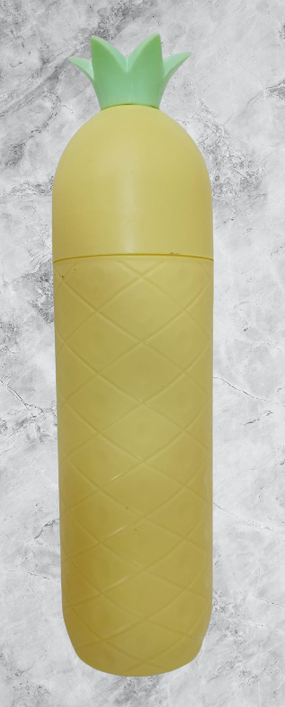 Portable Pineapple Round Toothbrush Storage Box
