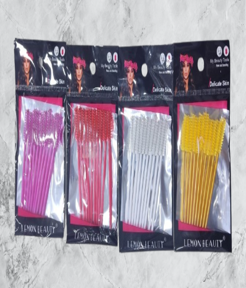 Pack of 10 Pcs Eyelash Makeup Brush Mascara Wands Applicators