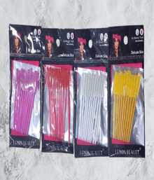 Pack of 10 Pcs Eyelash Makeup Brush Mascara Wands Applicators