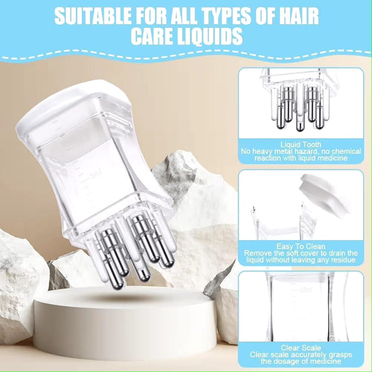 HAIR OIL APPLICATOR BOTTLE SCALP MASSAGER