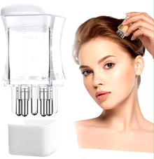 HAIR OIL APPLICATOR BOTTLE SCALP MASSAGER