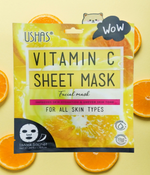 USHAS Vitamin C Sheet Mask