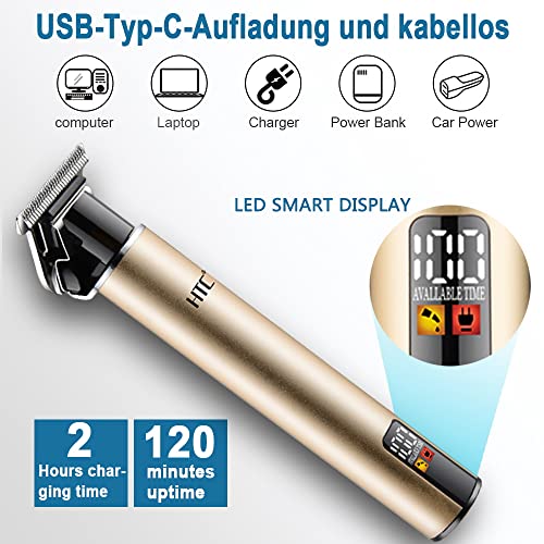 HTC RECHARGEABLE HAIR CLIPPER| HAIR TRIMMER AT-118