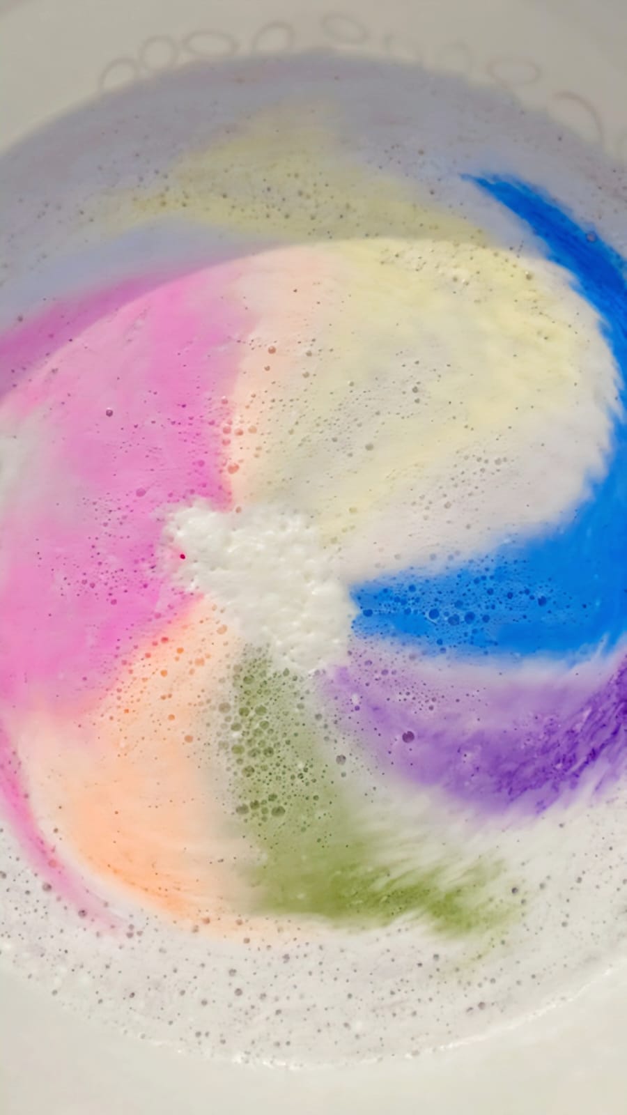 Colorful Rainbow Cloud Bath Bombs