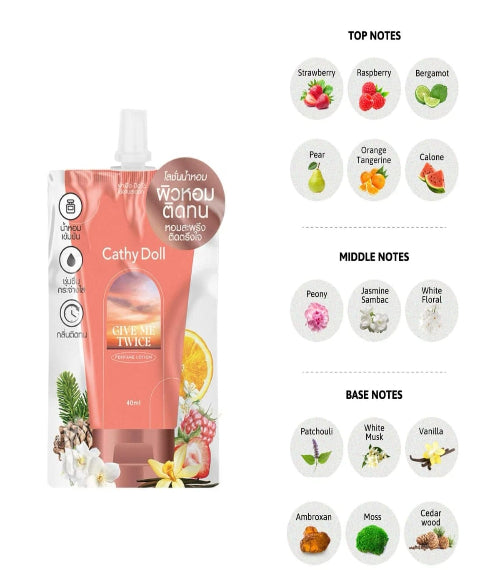 Cathy Doll Give Me Twice Perfume Lotion 40ml