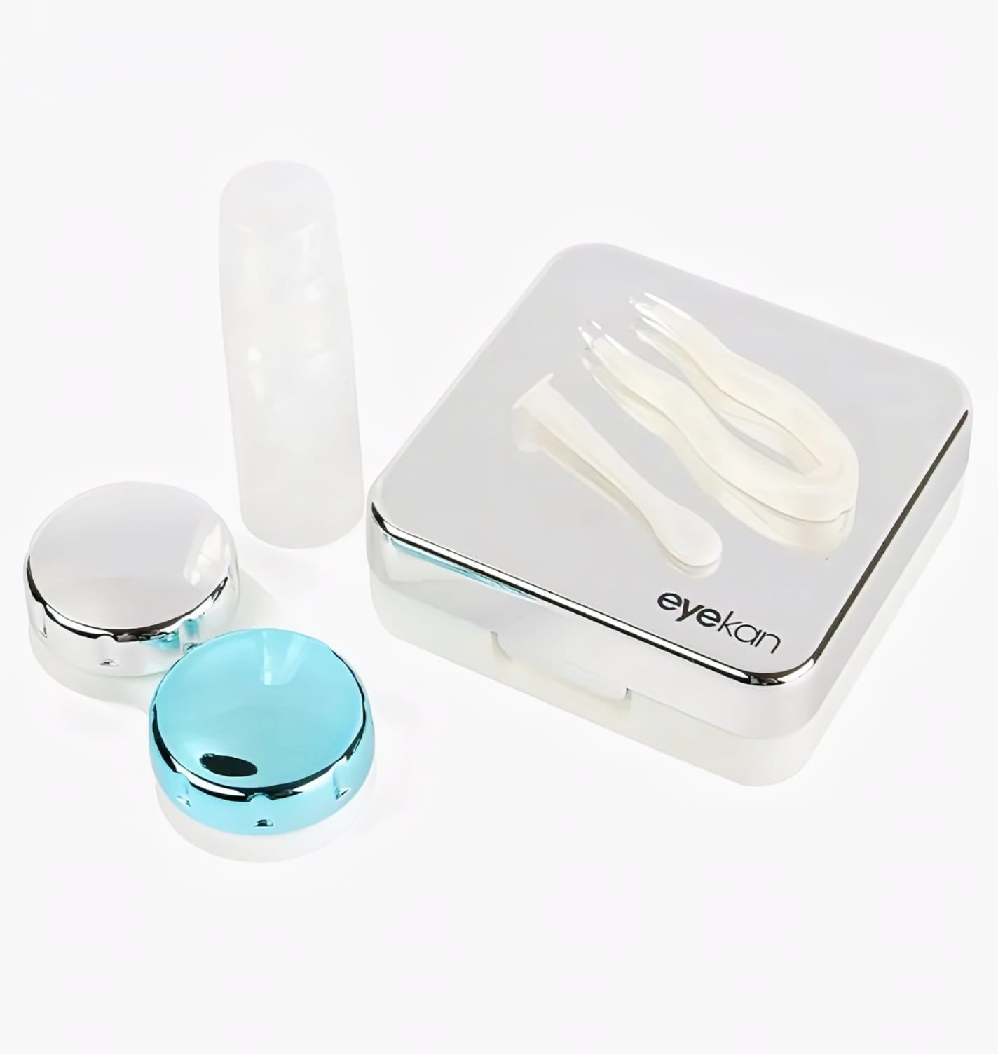 Travel Contact Lens Case Box With Mirror