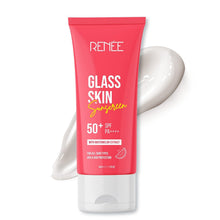 RENEE Glass Skin Sunscreen, SPF 50+ PA++++, Watermelon Extract, All Skin Types, 50g