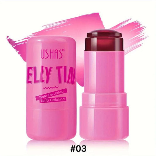 Jelly Tint – Lip &  Cheek Blush Glossy Tint Stick