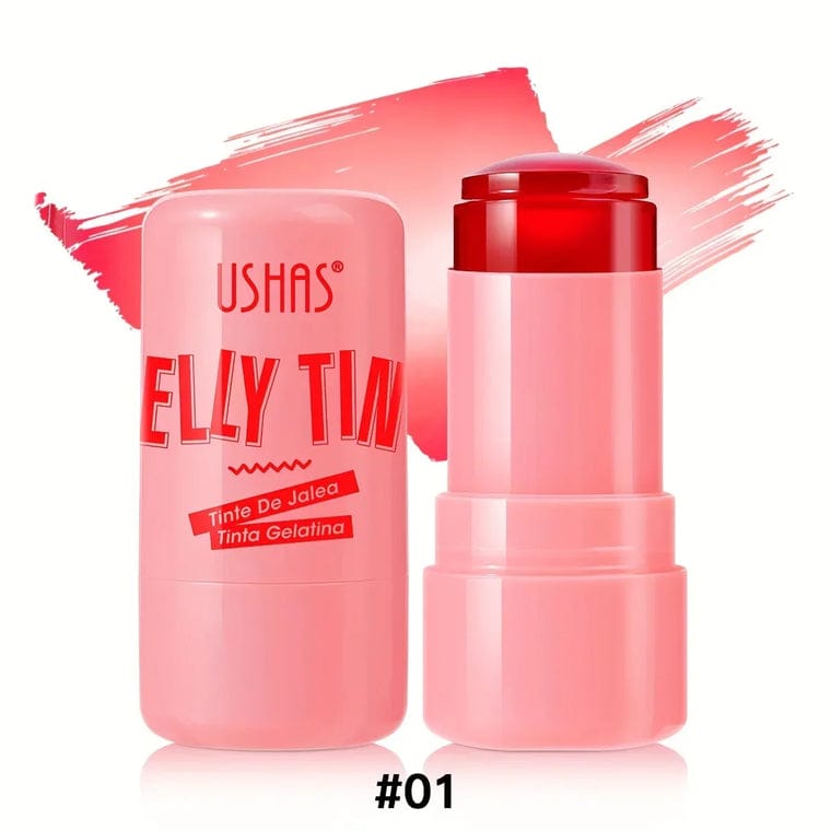 USHAS  Jelly Tint – Lip &  Cheek Blush Glossy Tint Stick!