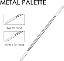 Stainless Steel Mental Mixing Tray with Artist Tool for Art Painting