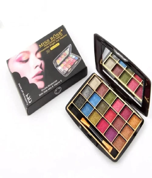 MISS ROSE Professional Make-Up Dreamlike Bright Eyeshadow – 18 Color