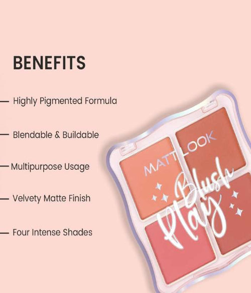 Matt Look Blush Play Blusher Palette