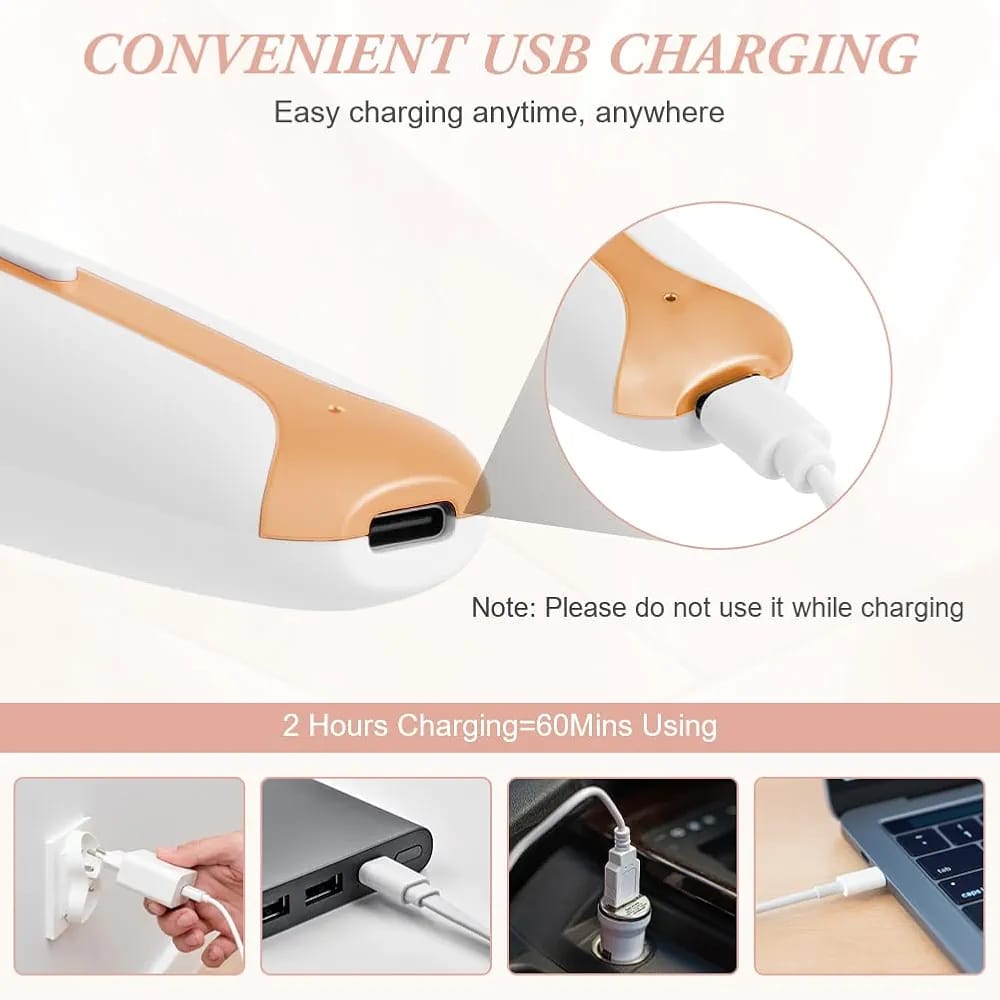 4-IN-1 SHAVER WOMEN'S RAZOR AND EYEBROW TRIMMER
