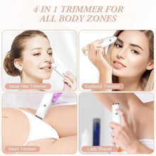 4-IN-1 SHAVER WOMEN'S RAZOR AND EYEBROW TRIMMER