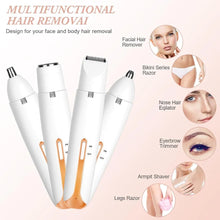 4-IN-1 SHAVER WOMEN'S RAZOR AND EYEBROW TRIMMER