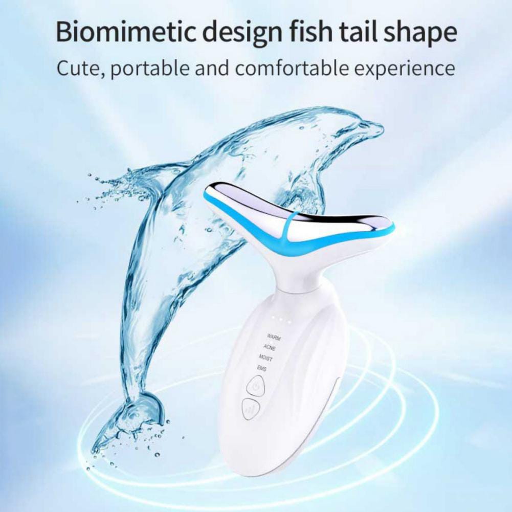 EMS BIPOLAR LED LIGHT BEAUTY NECK MASSAGER